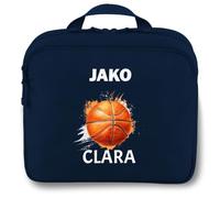 SR Teamsports Jako Kulturtasche One personalisiert Basketball mit Name | Marine Blau, 25x12x20 cm, zum Aufhängen, Damen, Herren, Kinder, Mädchen, XL, recycelt Polyester, strapazierfähig, nachhaltig