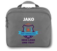 SR Teamsports Jako Kulturtasche One personalisiert Dein Vereinslogo | Grau, 25x12x20 cm, zum Aufhängen, strapazierfähig, nachhaltig, recycelt Polyester, Damen, Herren, Kinder, groß