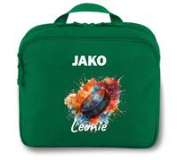 SR Teamsports Jako Kulturtasche One personalisiert Eishockey Puck Name | Sportgrün, 25x12x20 cm, Hockeyfan, Damen, Herren, Kinder, zum Aufhängen, XL, recycelt Polyester, strapazierfähig, groß