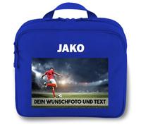 SR Teamsports Jako Kulturtasche One personalisiert Foto Text Fußballer | Royalblau, 25 x 12 x 20 cm, zum Aufhängen, Damen, Herren, Kinder, strapazierfähig, nachhaltig, recycelt Polyester