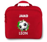 SR Teamsports Jako Kulturtasche One personalisiert Fußball mit Name | Rot, 25x12x20 cm, Training, Geschenk, Fußballfan, Gadgets, Damen, Herren, zum Aufhängen, XL, Kinder, Jungen, Mädchen