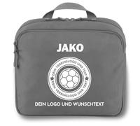 SR Teamsports Jako Kulturtasche One personalisiert Vereinslogo Fußball | Grau, 25x12x20 cm, Fußballfan, Training, zum Aufhängen, Damen, Herren