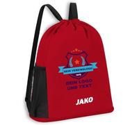 SR Teamsports JAKO Multibag One personalisiert Dein Vereinslogo | Rot, 30 x 45 cm, Sporttasche, Trainingstasche, Fußball, Handball, Reisegepäck