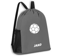 SR Teamsports JAKO Multibag One personalisiert Fußball mit Name | Grau, 30 x 45 cm, 1706, Sport, sportlich, Schuhfach, Damen, Herren, Kinder, Nassfach, Gymsack, Turnbeutel