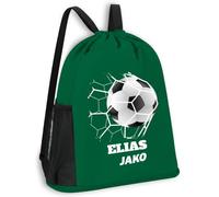 SR Teamsports JAKO Multibag One personalisiert Fußball Netz Name | Sportgrün, 30 x 45 cm, Trainingstasche, Vereinsbedarf, Sport, Geschenkidee