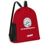 SR Teamsports JAKO Multibag One personalisiert Vereinslogo Hockey | Rot, 30 x 45 cm, Sporttasche, Eishockey, Puck, Eisstadion, Fanartikel