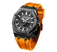 SRDRK Für GA2100-1A Metall-Uhrengehäuse, Silikon-Armband, 316 Edelstahl, modifiziertes Zubehör-Set, Einheitsgröße