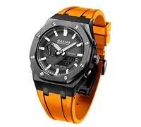 SRDRK GA2100 MOD Kit für GA2100HC-2A Metall-Uhrengehäuse, Silikonarmband, 316 Edelstahl, modifiziertes Zubehör, Armband, Lünettenbänder, Einheitsgröße