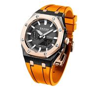 SRDRK GA2100 MOD Kit für GA2100HC-2A Metall-Uhrengehäuse, Silikonarmband, 316 Edelstahl, modifiziertes Zubehör, Armband, Lünettenbänder, Einheitsgröße