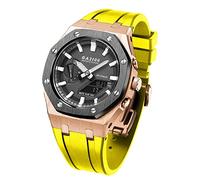 SRDRK GA2100 MOD Kit für GA2110ET-2A Metall-Uhrengehäuse, Silikonarmband, 316 Edelstahl, modifiziertes Zubehör, Armband, Lünettenbänder, Einheitsgröße