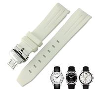 SRDRK Gummi-Uhrenarmband für Tissot 1853 Lelocle PRC200 Rolex Submariner Hamilton Omega wasserdichtes Uhrenarmband, 19 mm / 20 mm, 20mm, Azetat, Kein Edelstein