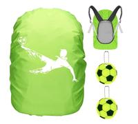 SREBIWO Regenschutz Schulranzen, 30-40L Regenschutz Rucksack, Regenhülle Rucksack Wasserdicht, Reflektierender Rucksack Überzug für Step By Step, Ergobag, Coocazoo, Satch, Scout, Beckmann, Derdiedas