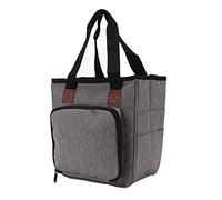 Srliya Stricktasche mit Verstellbarem Riemen Zur Aufbewahrung (Leere | Geräumiges Design, hochwertiges Oxford-Tuch, ideal für Häkelwerkzeuge, organisierte Aufbewahrung, für den Hausgebrauch