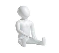 SRNSAEB Kind Schaufensterpuppe Ganzkörper-Schaufensterpuppe für Kleinkinder mit abnehmbaren Armen/Händen, tragbare Kinderpuppe für Kleidung, dekorative Kinder-Schneiderpuppe, Torso(Style 3)