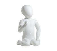 SRNSAEB Kind Schaufensterpuppe Leichter Kinder-Schaufensterpuppen-Torso, ultraklein, realistische Ganzkörperpuppe für Kleinkinder/Kinder, Business- und Handels-Schneiderpuppen-Torso(Style 2)