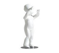 SRNSAEB Kind Schaufensterpuppe Leichter Kinder-Schaufensterpuppen-Torso, ultraklein, realistische Ganzkörperpuppe für Kleinkinder/Kinder, Business- und Handels-Schneiderpuppen-Torso(Style 4)