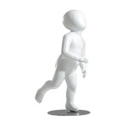 SRNSAEB Kind Schaufensterpuppe Weißer Kinder-Mannequin-Körper, realistischer, gesichtsloser Mannequin-Torso für Fotografie/Bekleidungsgeschäfte & Einkaufszentren, Ganzkörper-Kis(Style 5)