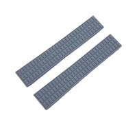 SRTYDCUR 18 mm 19 Top-Uhrenarmband aus Gummi und Silikon, kompatibel mit Patek-Armband for Philippe-Gürtel, Damen, Aquanaut 5067A, Faltschließe(Grey,18mm,Without Buckle)