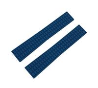 SRTYDCUR 18 mm 19 Top-Uhrenarmband aus Gummi und Silikon, kompatibel mit Patek-Armband for Philippe-Gürtel, Damen, Aquanaut 5067A, Faltschließe(Dark Blue,18mm,RoseGold Buckle)