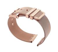 SRTYDCUR 18 mm 20 mm 22 mm, kompatibel mit Milanese-Uhrenarmband aus ultradünnem Edelstahl, 0,4 mm Mesh-Uhrenarmband for Damen und Herren, silber/schwarz, Universalarmband(Rose Gold,20mm)