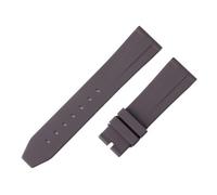 SRTYDCUR 20 mm 21 22 23 weiches FKM-Fluorkautschuk-Uhrenarmband, kompatibel mit Blancpain-Armband Fifty Fathoms Armband 5000 5015 5008B Zubehör(Brown,23-20mm,Without Buckle)