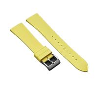 SRTYDCUR 20 mm 22 FKM Fluorkautschuk Uhrenarmband Tauchen Schnellverschluss Edelstahl Dornschließe Armband Kompatibel mit Omega Seiko Rolex(Yellow,20mm)