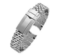 SRTYDCUR 20 mm Jubilee-Uhrenarmband, kompatibel mit Rolex Sub GMT Yacht Daytona Uhrenarmband, 904 Stahl, Luxusarmband, Mod-Teile, Ersatzzubehör(20mm)