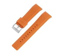 SRTYDCUR 20mm 22mm Flüssigsilikonarmband Universal Schnellverschluss Armband Band for Seiko(Orange01,20mm)