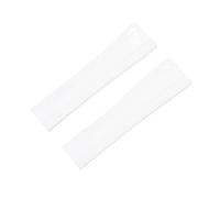SRTYDCUR 22-18 mm, 24-20, FKM-Uhrenarmband aus weichem Naturfluorkautschuk, kompatibel mit Breitling-Armband for Superocean Navitimer Avenger-Armband(White,BLACK BUCKLE_24-20MM)