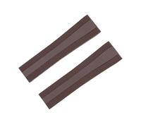 SRTYDCUR 22-18 mm, 24-20, FKM-Uhrenarmband aus weichem Naturfluorkautschuk, kompatibel mit Breitling-Armband for Superocean Navitimer Avenger-Armband(Brown,NO BUCKLE_22-18MM)