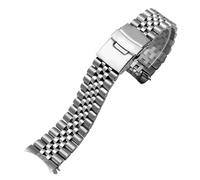 SRTYDCUR 22 mm Taucherarmband aus Stahl, kompatibel mit Casio Duro Mdv107-1A MDV106-1A, Uhrenarmband, Armband, Ersatzteile, 3 Stile(Silvery 5)