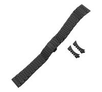 SRTYDCUR 316L Edelstahl-Uhrenarmband, kompatibel mit Omega, Tudor, Tag Heuer, Silber-Roségold-Armbänder, Uhrenarmband(Black,22mm)