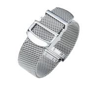 SRTYDCUR Armband aus Stahl, kompatibel mit IWC Omega Longines Mido Milan Mesh-Gürtel, originales veredeltem for Herren, 20 mm, 22(22mm)