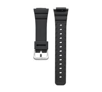 SRTYDCUR Armband kompatibel mit Casio G-SHOCK GMA-S2100 Damen, rosa-weiß, Schnellverschluss, Gummiharz, Uhrenarmband, Zubehör, 16 mm(Black)