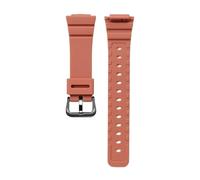 SRTYDCUR Armband kompatibel mit Casio G-SHOCK GMA-S2100 Damen, rosa-weiß, Schnellverschluss, Gummiharz, Uhrenarmband, Zubehör, 16 mm(Dark red black)