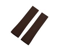 SRTYDCUR Buntes 22/24 mm Silikonkautschuk-Uhrenarmband, kompatibel mit Breitling-Armband, Navitimer/Avenger-Armband, Zubehör, flaches Endband(Brown,24mm,Silver Buckle)