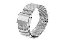SRTYDCUR Edelstahl gewebtes Uhrenarmband, Metallzubehör, Milanese Loop-Uhrenarmbänder, 10 mm, 12, for Dw und CK's K3M21126(G01-1(1),24mm)