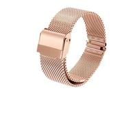 SRTYDCUR Edelstahl gewebtes Uhrenarmband, Metallzubehör, Milanese Loop-Uhrenarmbänder, 10 mm, 12, for Dw und CK's K3M21126(G01-2(1),17mm)