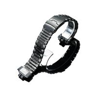 SRTYDCUR Edelstahl-Uhrenarmband, kompatibel mit Casio Sportuhr 3506 GBD-200 GBD-200RD/SM, modifiziertes Metall-Uhrenarmband, schwarzes Armband, Zubehör(NO.3110)