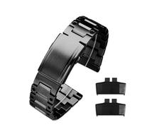SRTYDCUR Edelstahl-Uhrenarmband, kompatibel mit Casio Sportuhr 3506 GBD-200 GBD-200RD/SM, modifiziertes Metall-Uhrenarmband, schwarzes Armband, Zubehör(NO.SFD-G16)