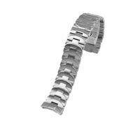 SRTYDCUR Edelstahl-Uhrenarmband, kompatibel mit Panerai Pam441 111, Uhrenarmband aus feinem Stahl mit Schmetterlingsverschluss, 24 mm, Zubehör(Steel)