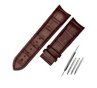 SRTYDCUR Genuine Calf Leather Watchband Watch Band Strap Compatible With Tissot COUTURIER T035 T035617 627 T035439 Watch Band(Brown NO Buckle,24mm)