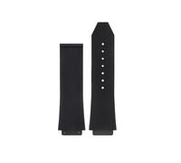 SRTYDCUR Gummi-Uhrenarmband, kompatibel mit BIG BANG Herren-Uhrenarmband, weiches Silikon und schweißfestes Armband, 26-19 mm(Black - No bucke)