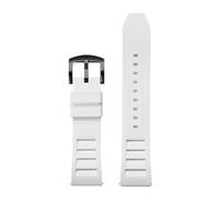 SRTYDCUR Hochfestes Silikonarmband 22 mm 20 for Seiko Diving Sport Quick Release Uhrenarmband Universalarmband Zubehör(White02,22mm)