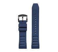 SRTYDCUR Hochfestes Silikonarmband 22 mm 20 for Seiko Diving Sport Quick Release Uhrenarmband Universalarmband Zubehör(Royal blue02,20mm)