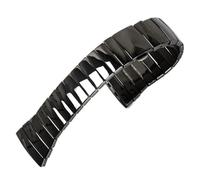 SRTYDCUR Hochwertiges Keramik-Uhrenarmband, kompatibel mit Rado Sintra Series-Uhrenarmband, schwarzes Keramikarmband, Damen- und Herren-Uhrenkette, 17 mm, 26, 29(29mm)