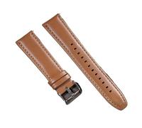 SRTYDCUR Leder-Uhrenarmband, 22 mm, kompatibel mit Omega, Seiko, Sportarmband, Vintage, Braun/Schwarz, Herren-/Damen-Sportarmband(Light Brown)