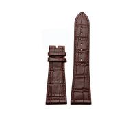 SRTYDCUR Lederarmband 26 mm 22 30, kompatibel mit Franck Muller FM6000H-Uhrenarmband, Armbanduhren-Zubehör, Rindsleder-Uhrenarmband(Brown no buckle,30mm)