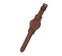 SRTYDCUR Lederarmband kompatibel mit Fossil CH3051 CH2891 CH2565 CH2564 ME3102 FS4813 AM4535/AM4486 AM4532 20 mm 22 Herren-Nieten-Uhrenarmband(Coffee,18mm)