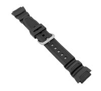 SRTYDCUR PU-Gummi-Uhrenarmband, kompatibel mit Casio AE-1000W AE-1200WH AQ-S810W SGW-400H SGW-300H W217H W800H Armband G-Shock(Silver Buckle)